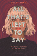 Image for "All That’s Left to Say"