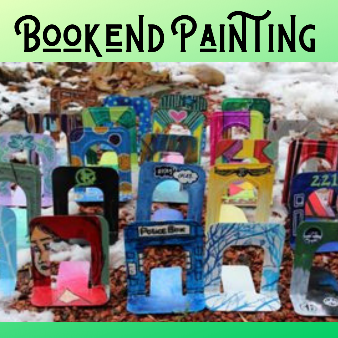 Examples of Painted Bookends