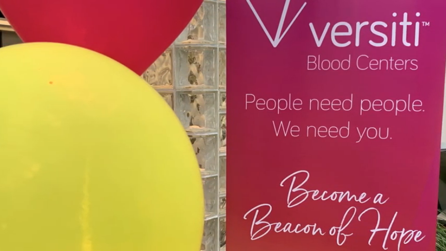 Versiti Blood Center Needs People to Become A Beacon of Hope. 