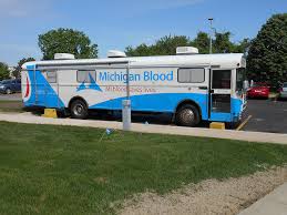 Michigan Blood Mobile Bus