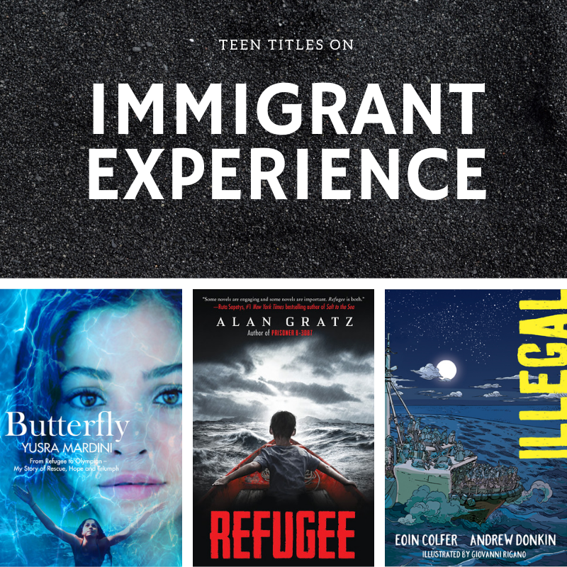 Covers of Books for Blog Post Teen Titles on Immigrant Experience