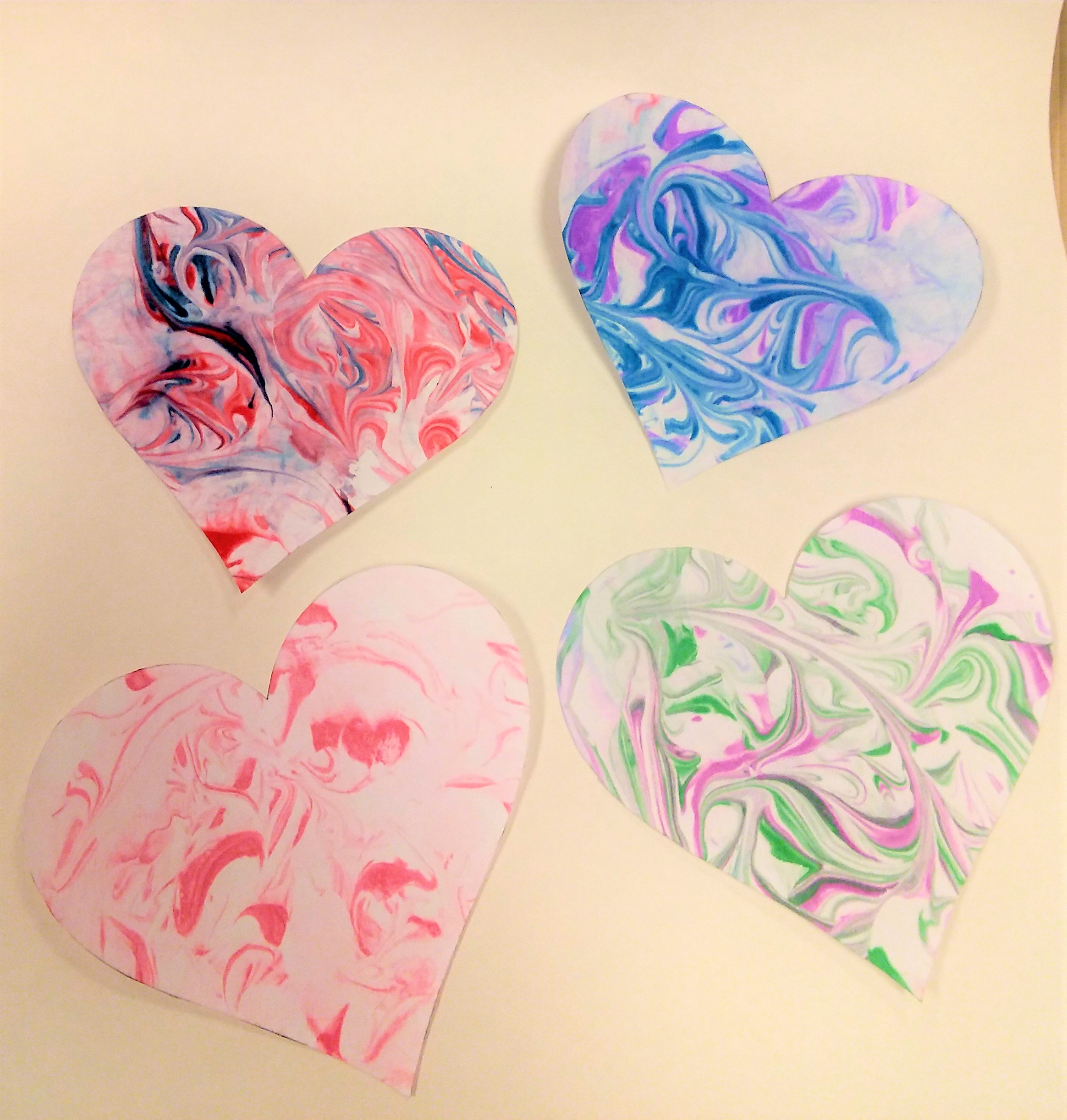 Paper hearts 