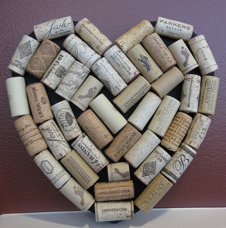 Craft a Wine Cork Heart
