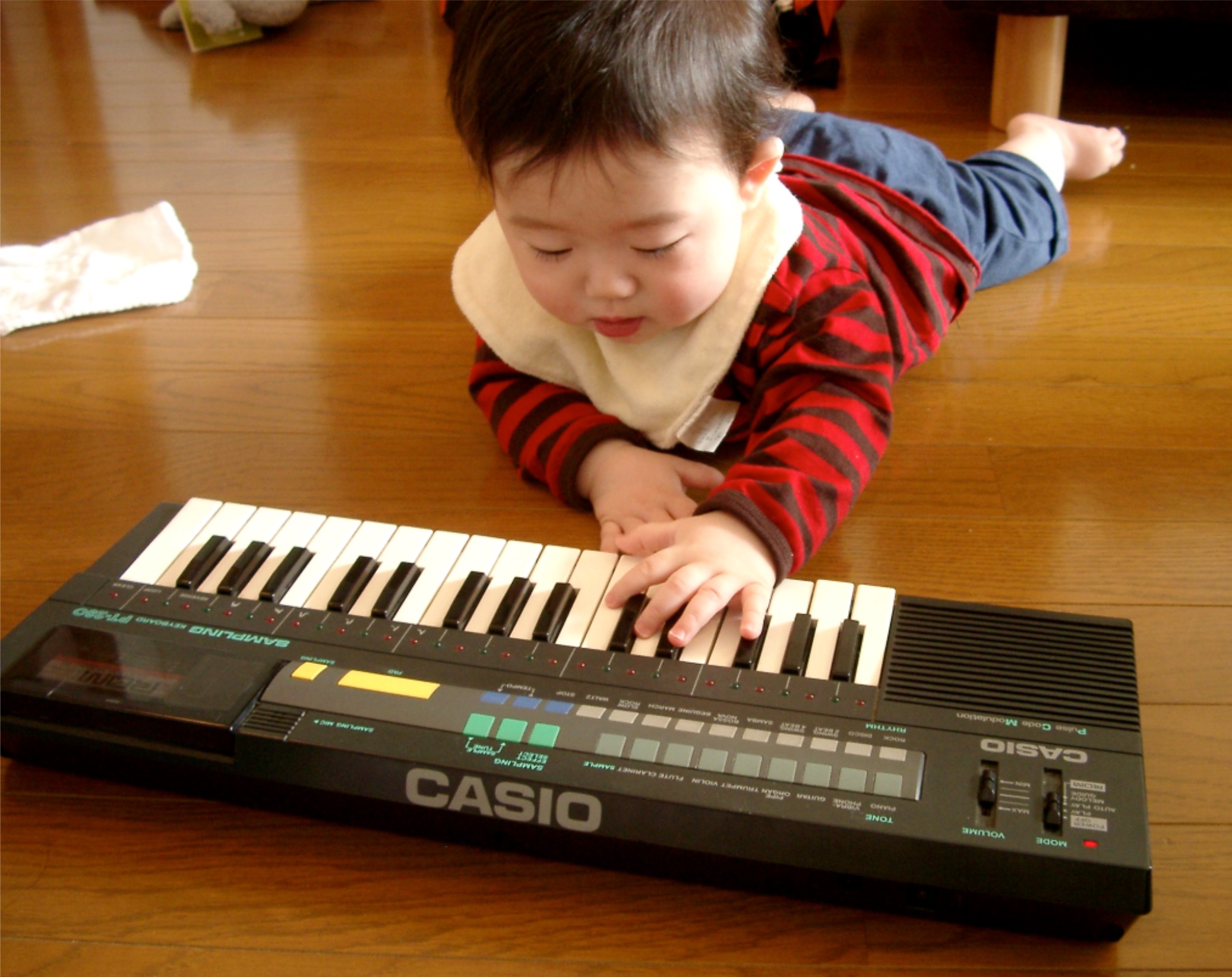 Baby Playing the Keyboard