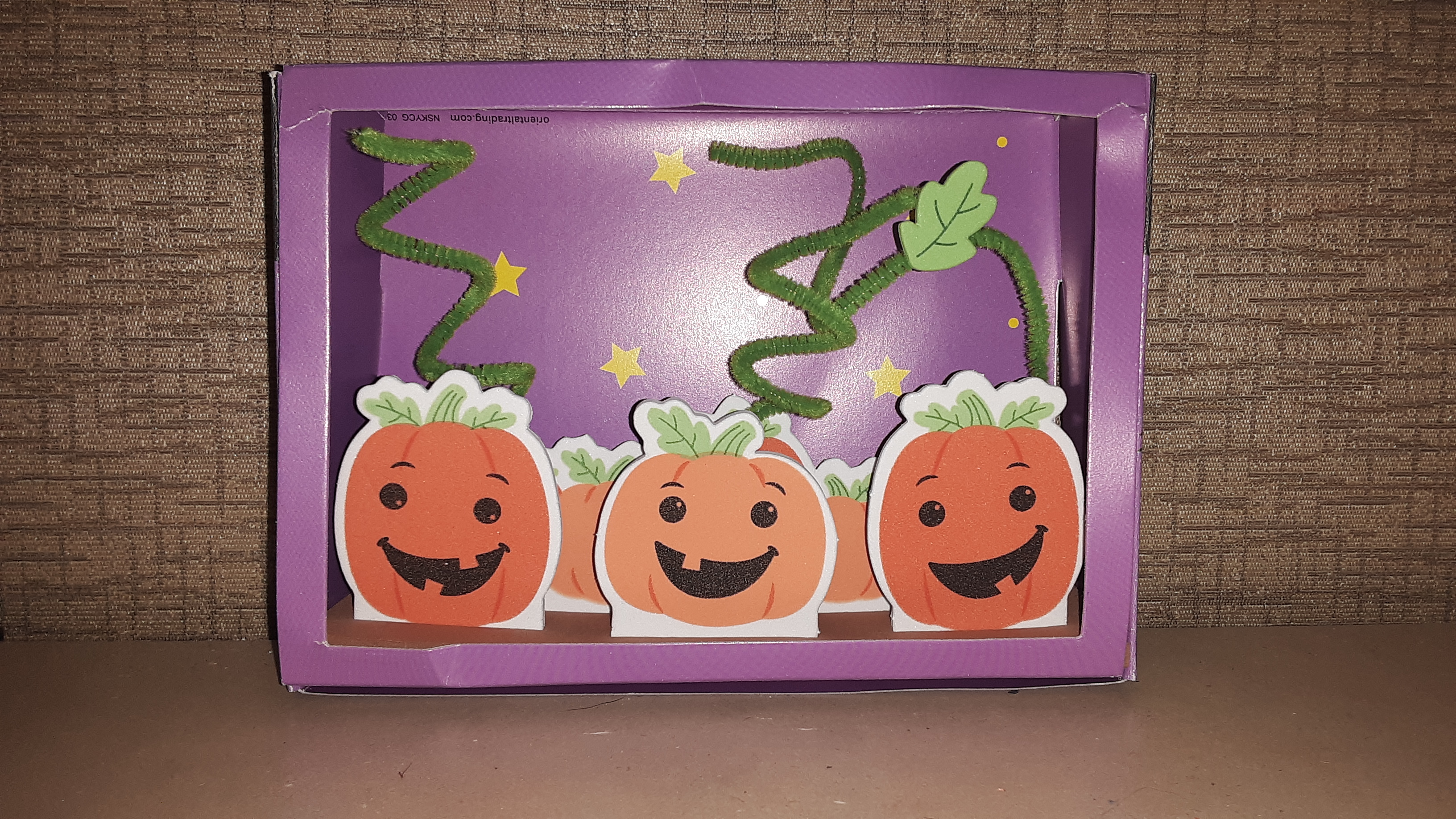 pumpkin craft box