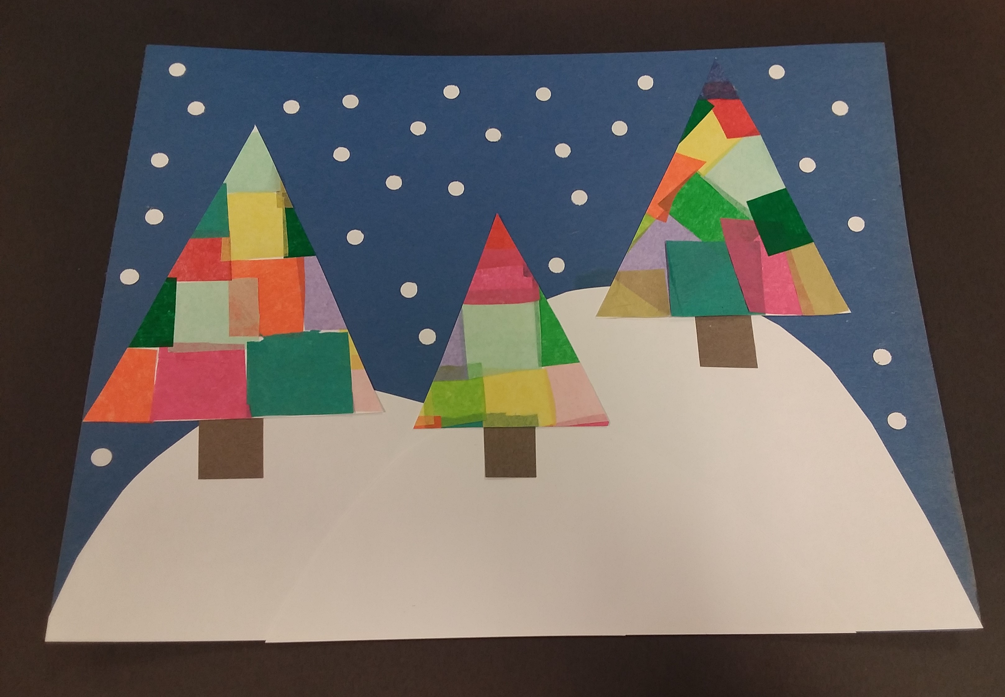 Virtual Craft For Kids Colorful Winter Trees Bay County Library System Virtual Craft For Kids Colorful Winter Trees Bay County Library System