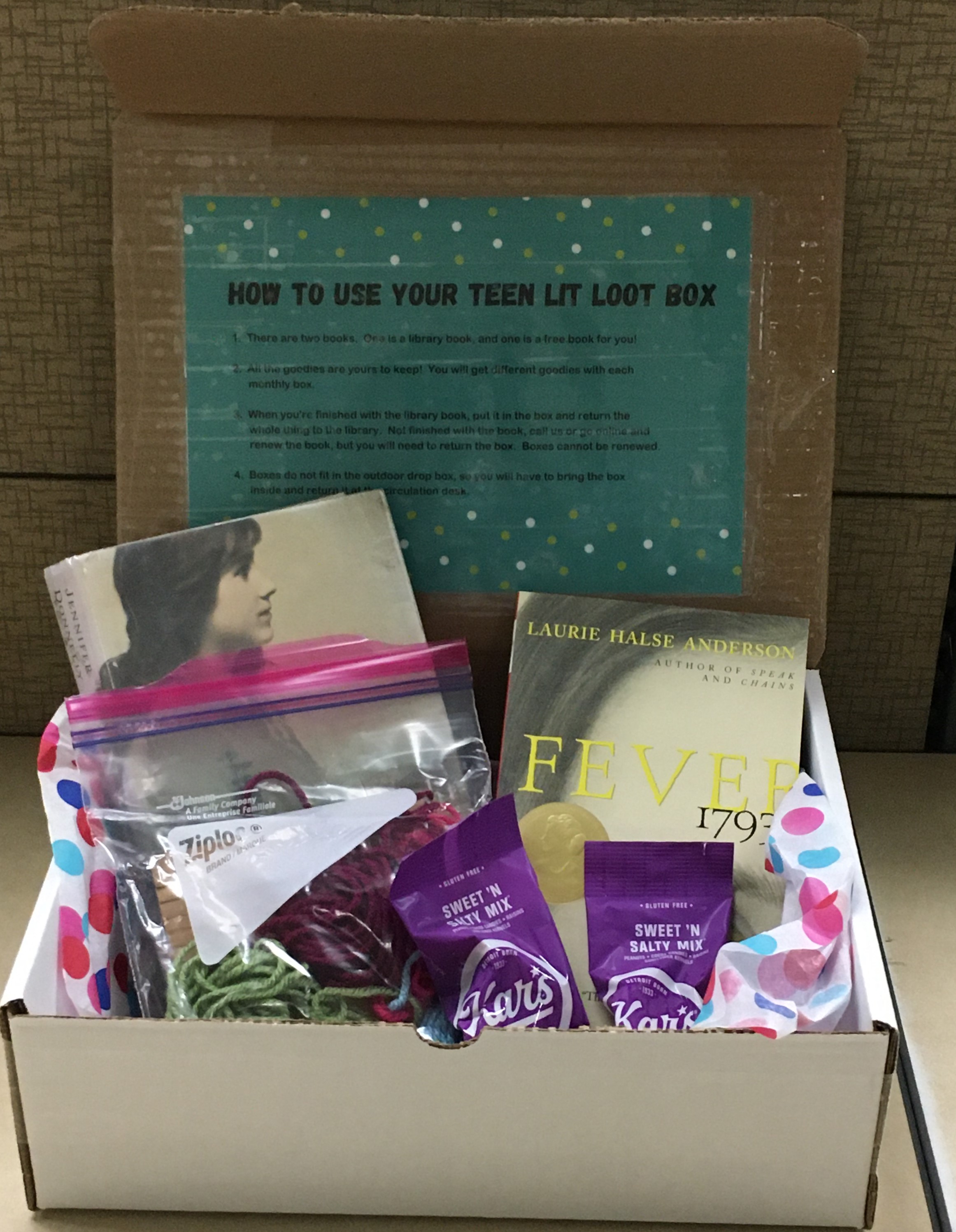 Picture of December's Teen Lit Loot Box