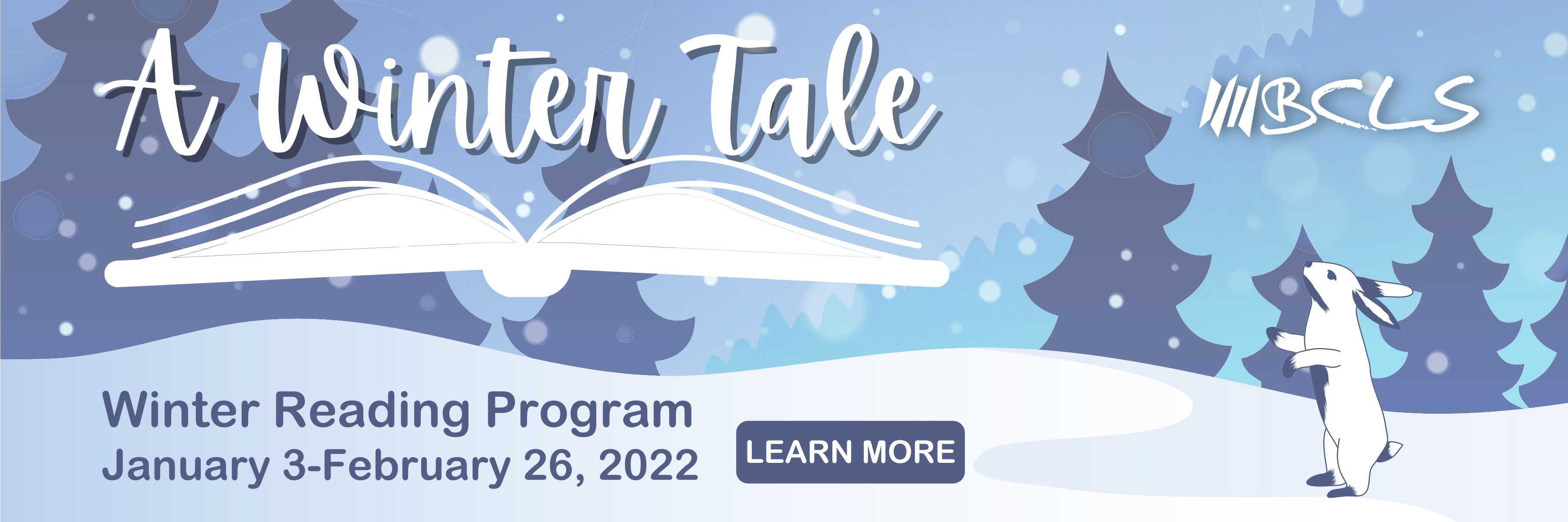 Winter Reading Program January 3 through February 26, 2022