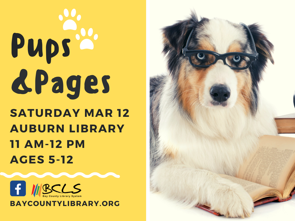 Pups & Pages flyer