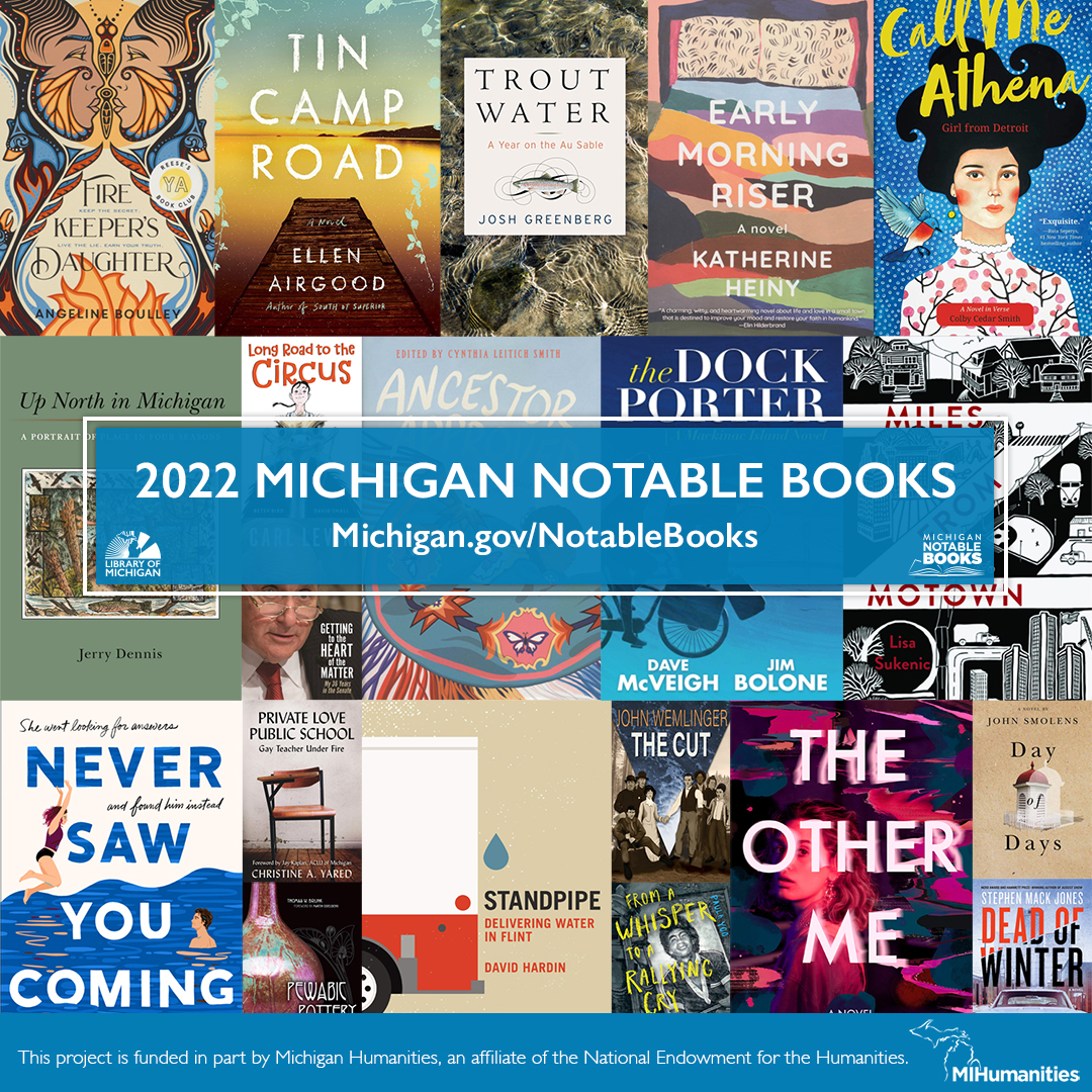 2022 Michigan Notable Books showing covers for books included on the list