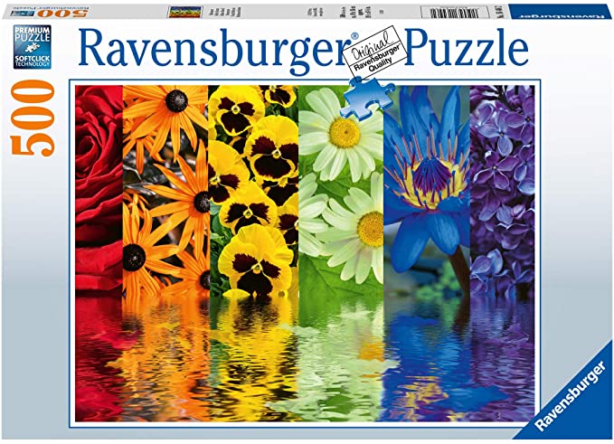 Flowers jigsaw puzzle in box