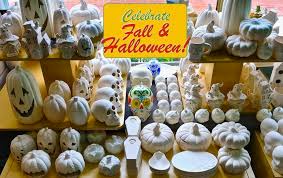Fall & Halloween pottery