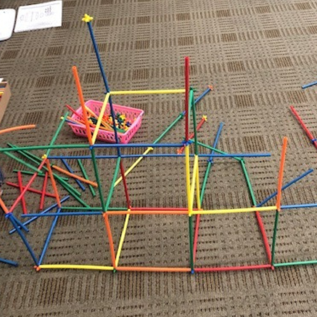 Straws and Connectors STEM activity