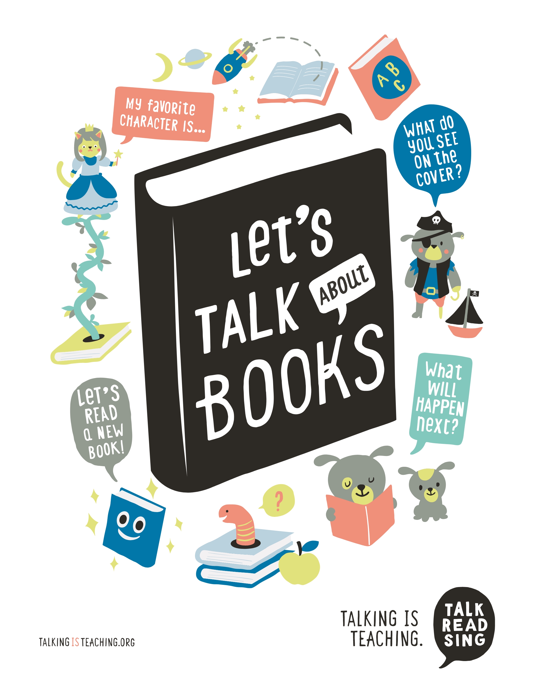 lets talk about books talking is teaching image