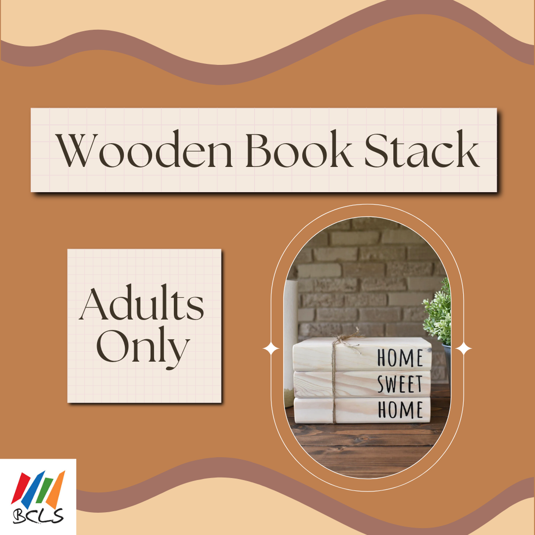 Wooden book Stack 