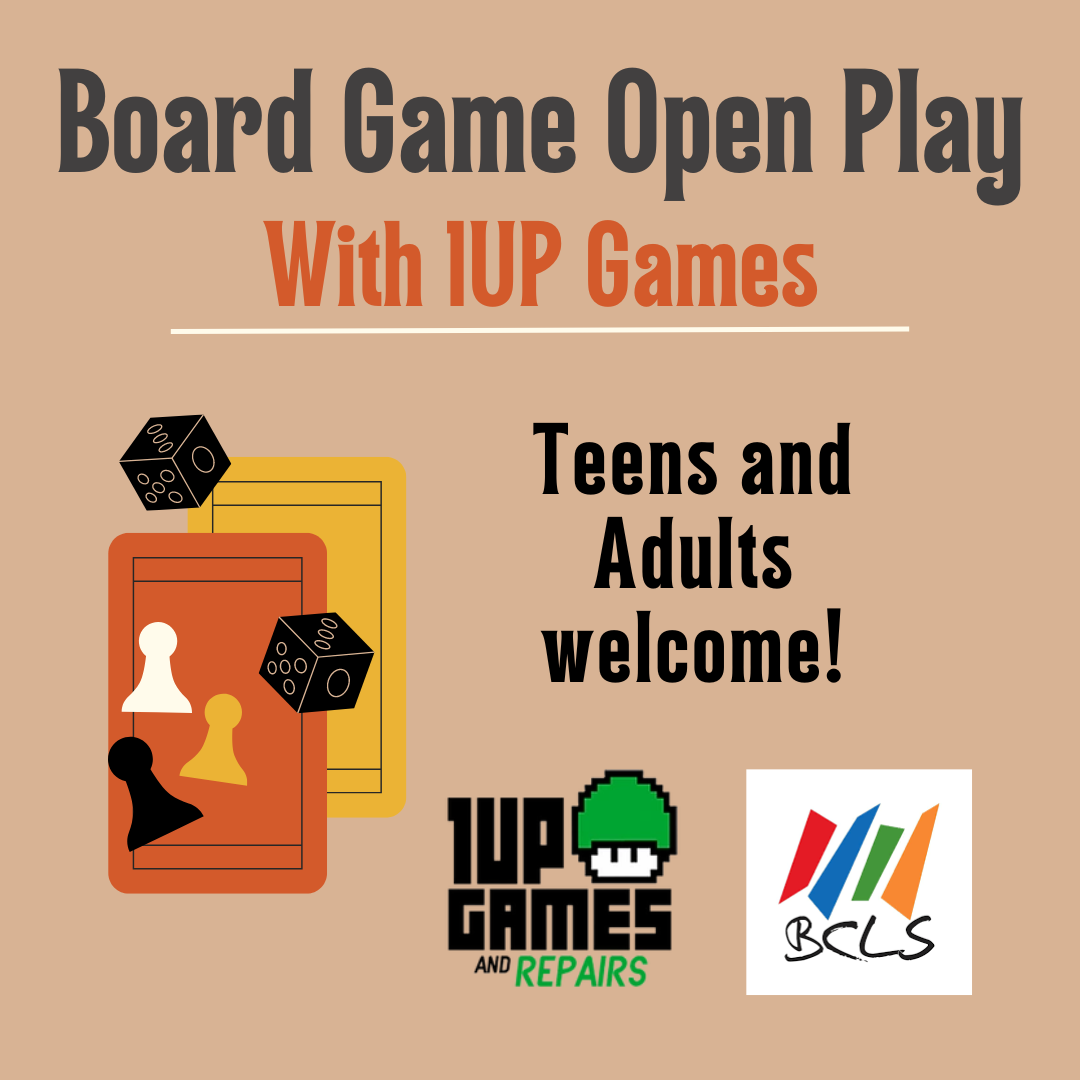 Board Game Open Play w/ 1UP Games