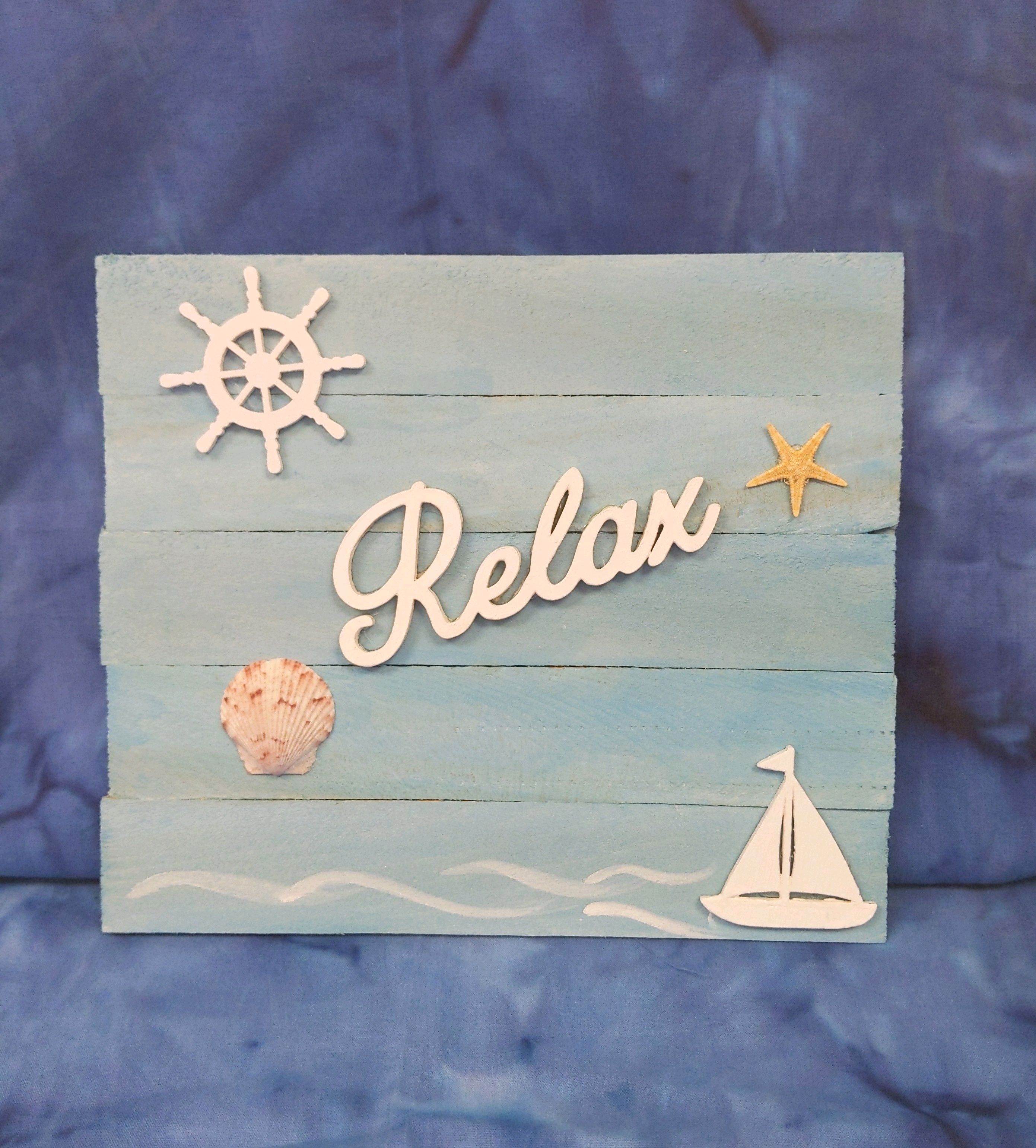 Relax Wall Sign