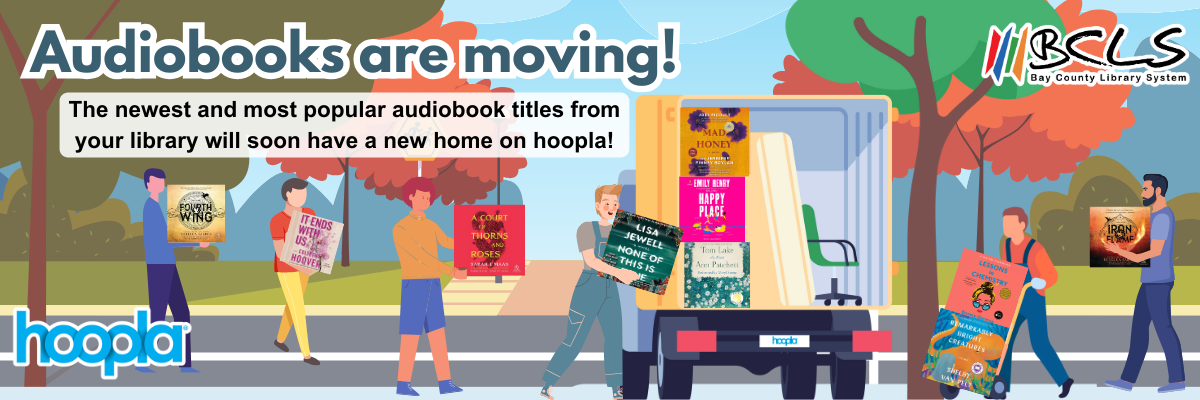 Audiobooks are moving to hoopla digital