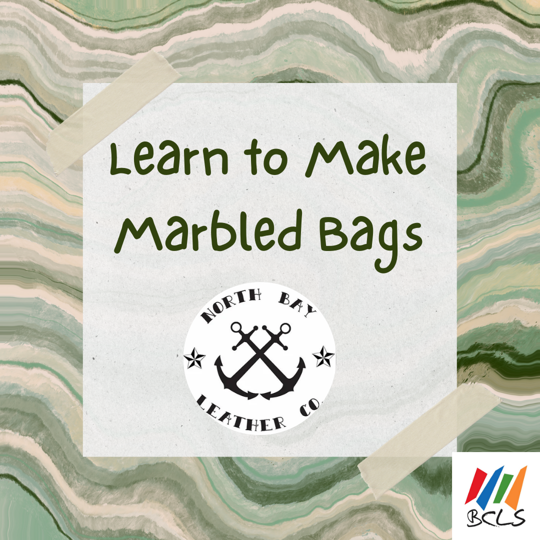 Learn to Make Marbled Bags w/ Courtney & Cory for teens and adults