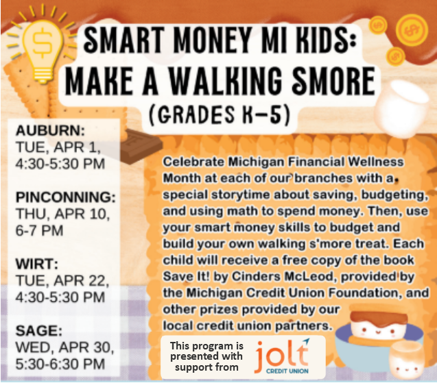 Smart Money MI Kids flyer