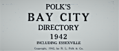 Polk City Directory Heading from 1942