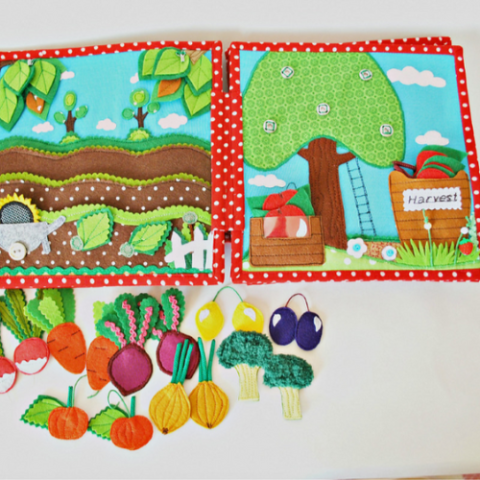 Harvest theme felt page