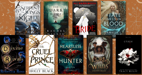 Romantasy Titles- Covers of the Books Discussed in this Post