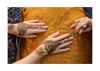 Hands with Henna tattoos