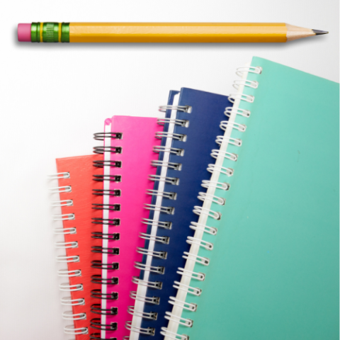 Notebooks and Pencil photo