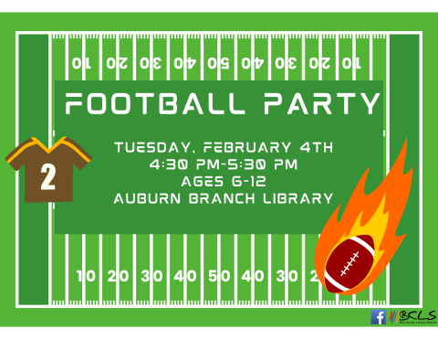 Football Party Event Flyer