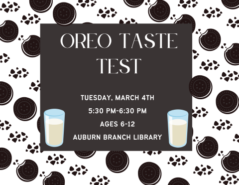 Oreo Taste Test Flyer