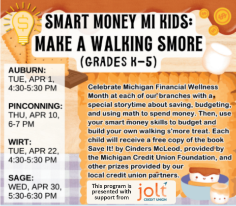 walking s'mores flyer