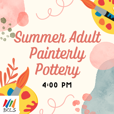 Adult Painterly Pottery 4pm