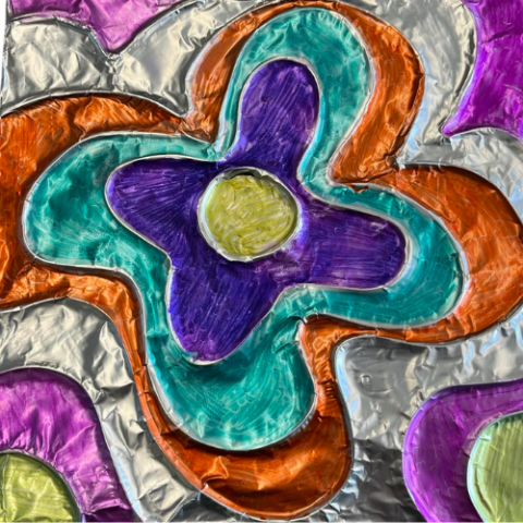 Aluminum Reliefs art project