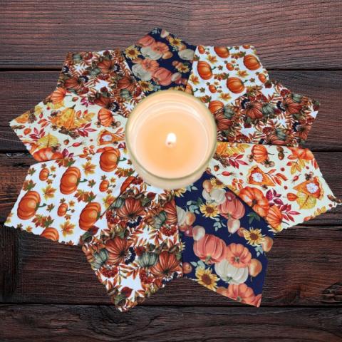 Fall Candle Mat