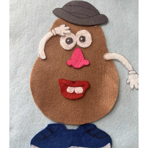 Busy Book Cafe Mr. Potato Head made out of felt 