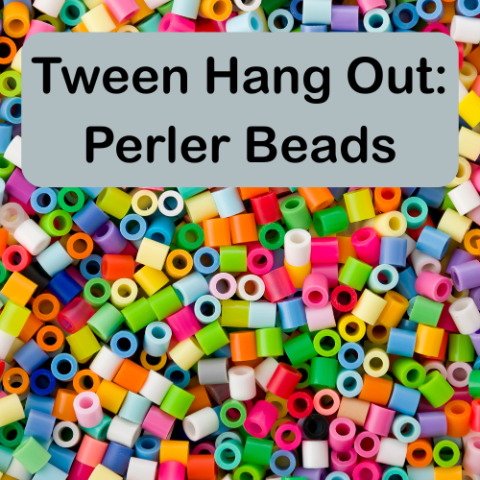 Tween Hang Out: Perler Beads (perler beads background)