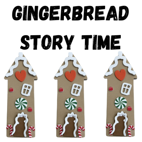 Gingerbread Story Time bookmark craft