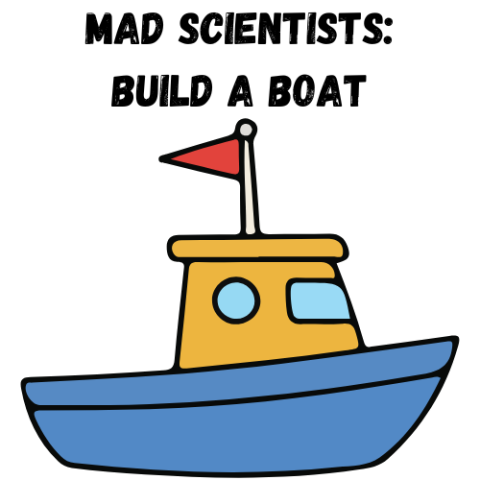 Mad Scientists: Build a Boat - graphic of a boat