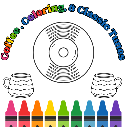 Coffee Coloring and Music
