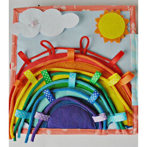 Rainbow with sun and cloud