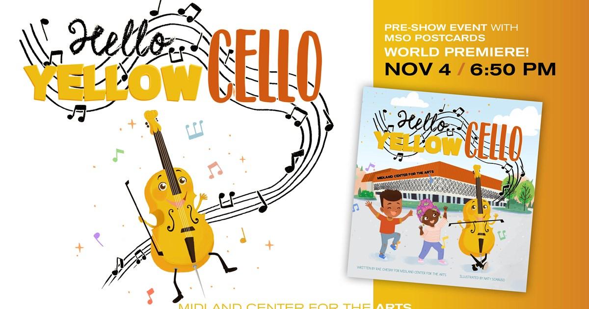 image of yellow cello