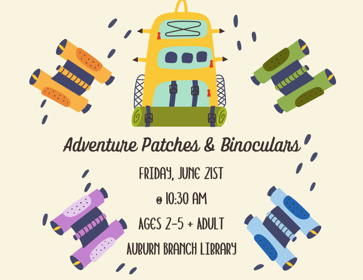 Adventure Patches & Binoculars Flyer