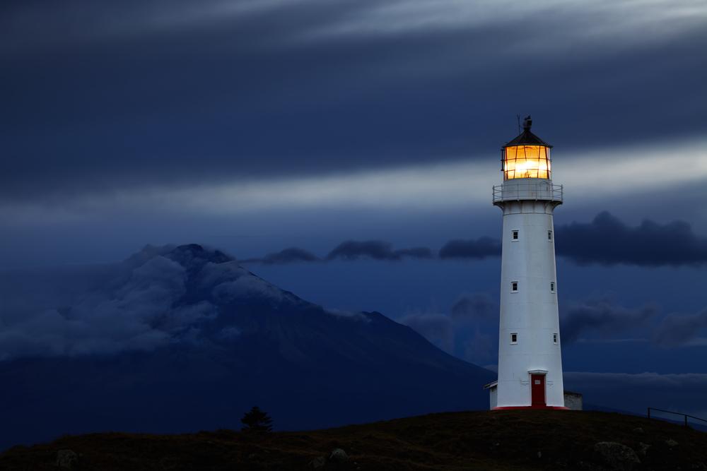 Lighthouse in the night