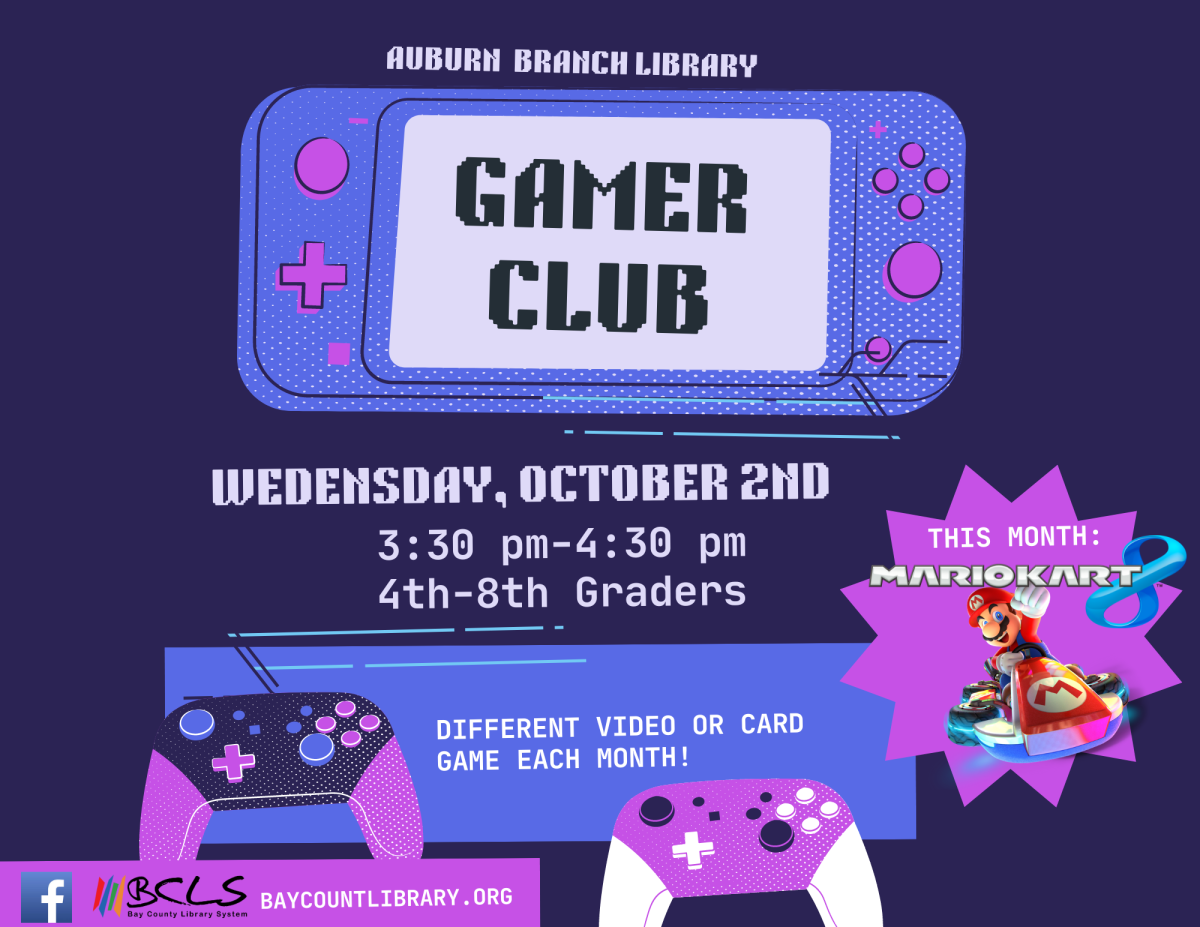 Gamer Club Flyer with event details