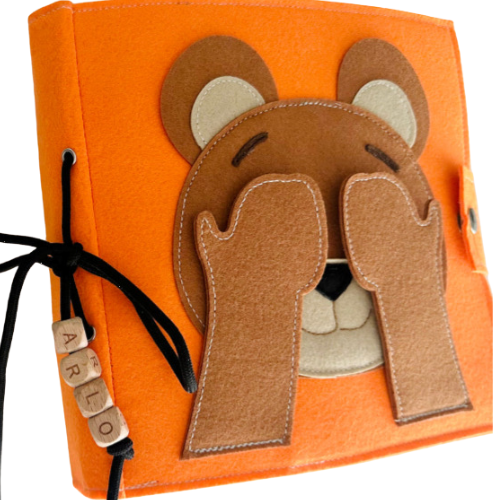 Peak-a-Boo Bear Felt Page
