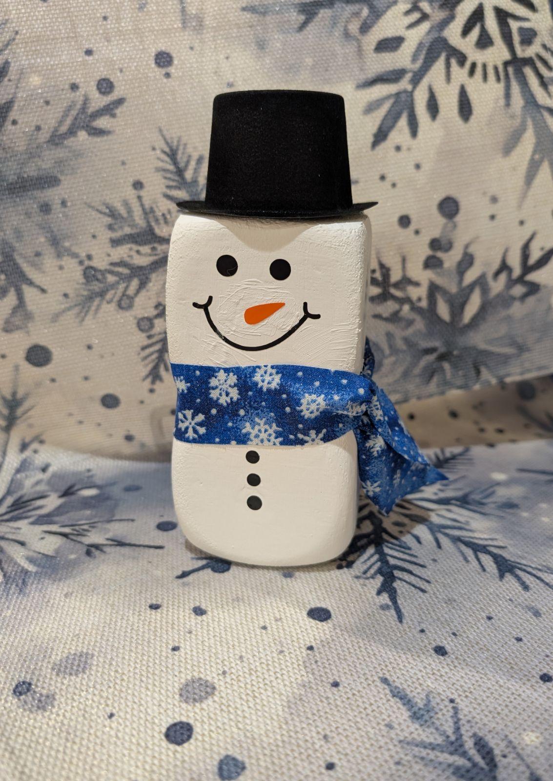 Foam Dice Snowman