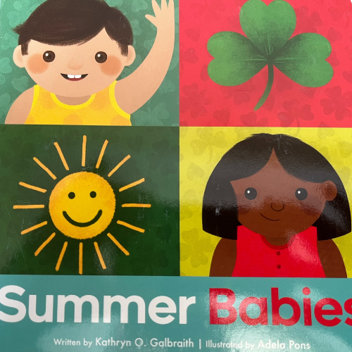 Baby Book Club June 2025 board book Summer Babies