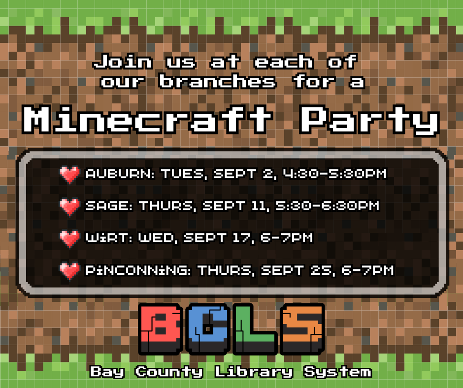 Minecraft Party poster