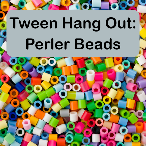 Tween Hang Out: Perler Beads (perler beads background)